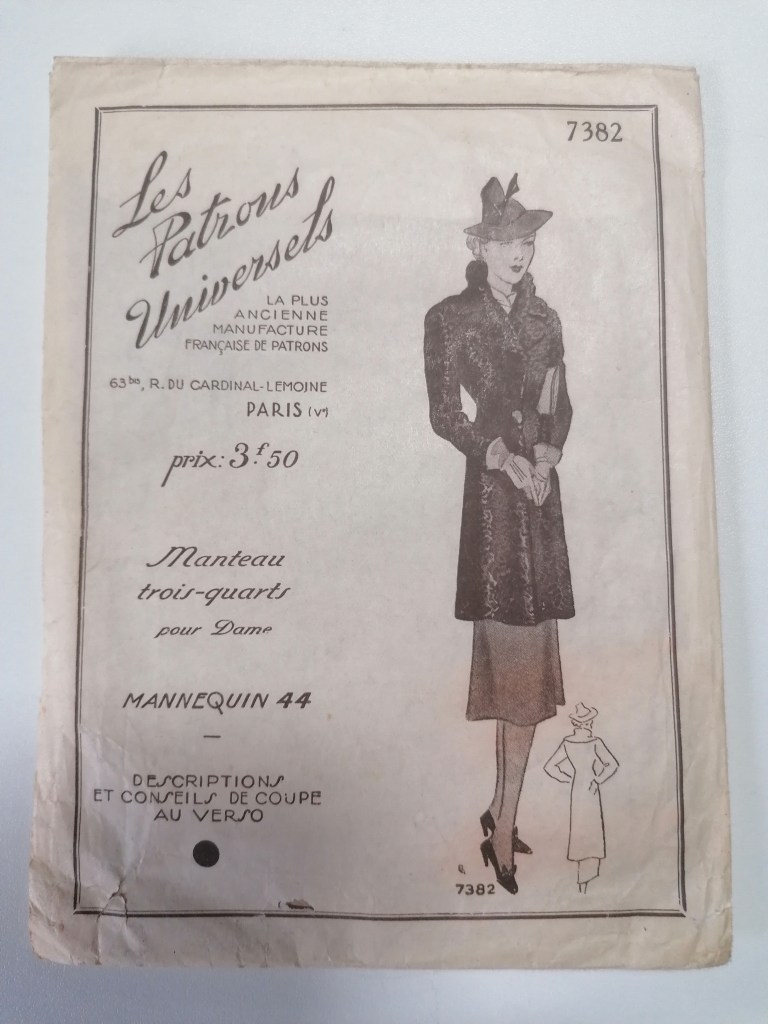 Patron De Couture Vintage Simplicity 1952 - Manteau B30 (1172) - Pièces Non Découpées
